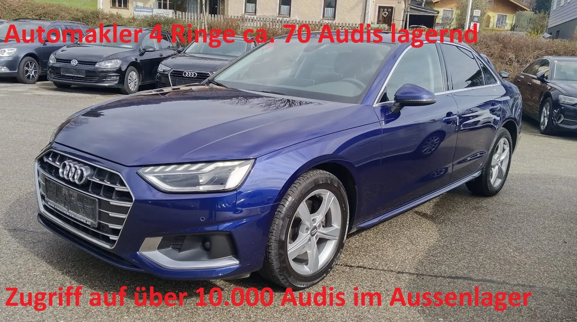 Audi A4 30 TDI AC,Lane Assist,VirtualC,Anhängev,Sportss Bleu - 1