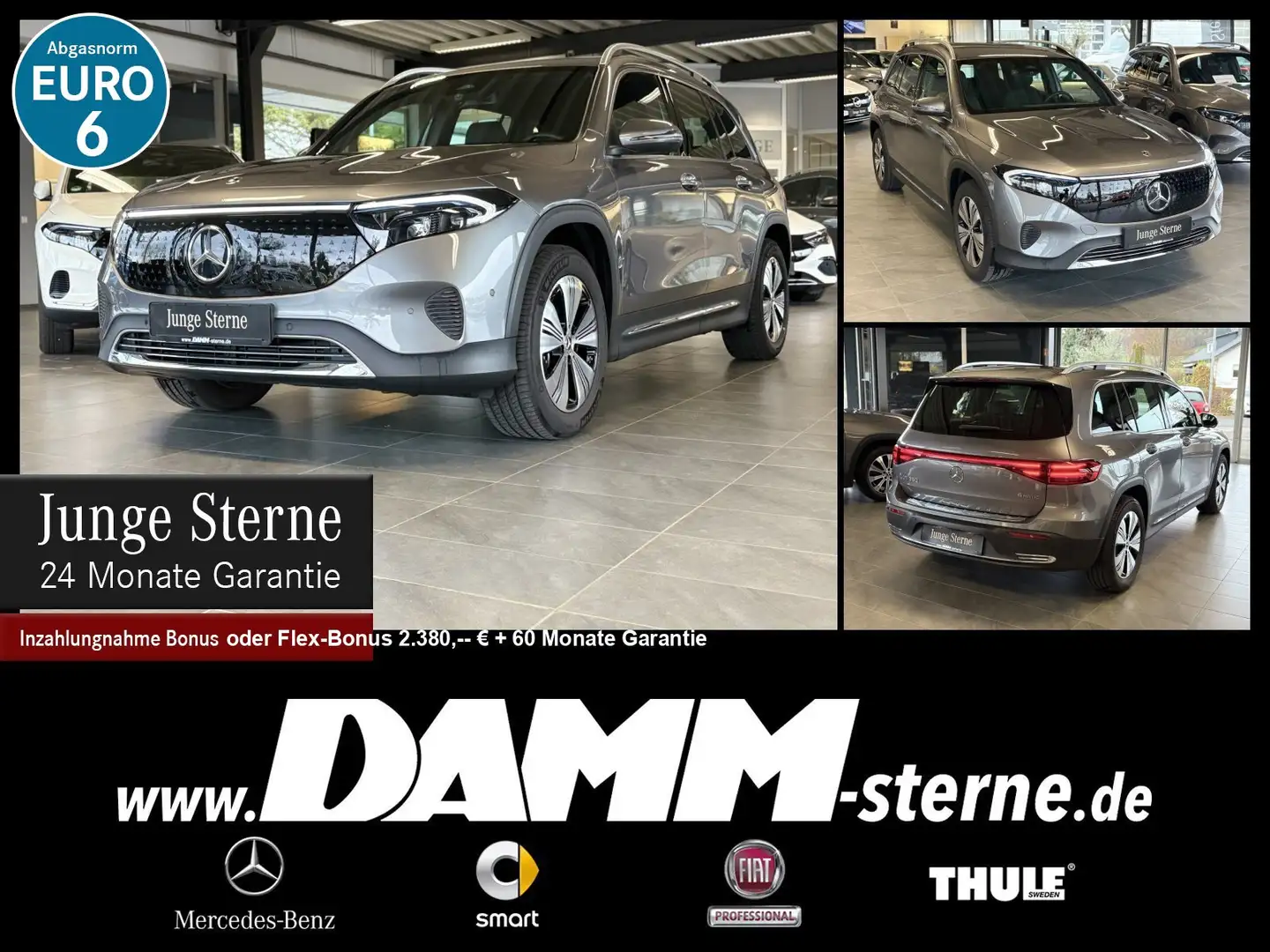 Mercedes-Benz EQB 350 EQB 350 4M Progressive Adv./AHK/Winter-P./+ Flex Gris - 1