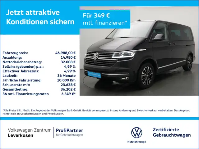 Volkswagen T6 Multivan Generation Six 7 SITZE ACC AHK