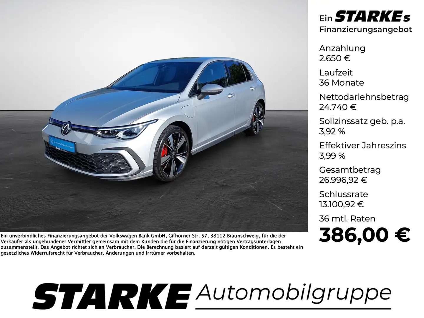 Volkswagen Golf GTE 1.4 TSI DSG eHybrid Argent - 1