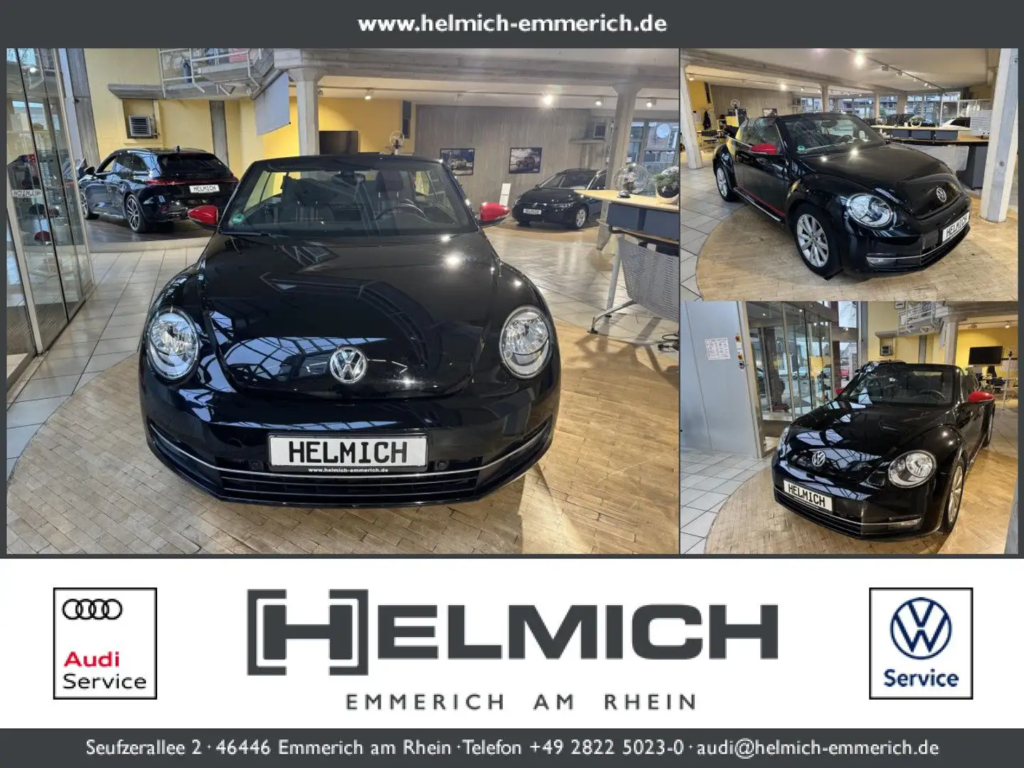 Volkswagen Beetle Cabriolet 1.2 TSI Club Navi PDC Klima Club Noir - 1
