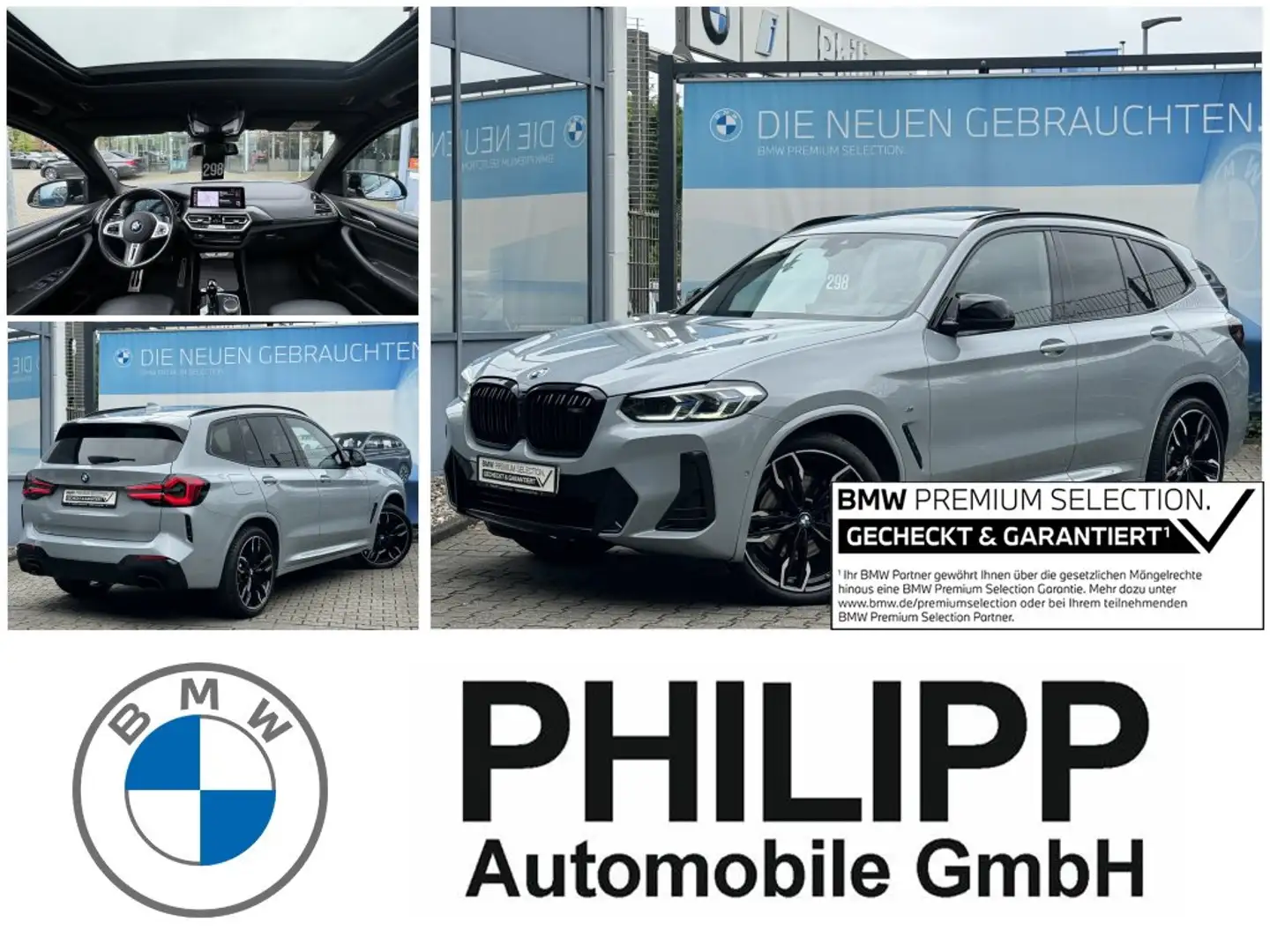 BMW X3 M 40i PANO StHzg AHK LASER DA HuD PA+ Ambiente Grau - 1