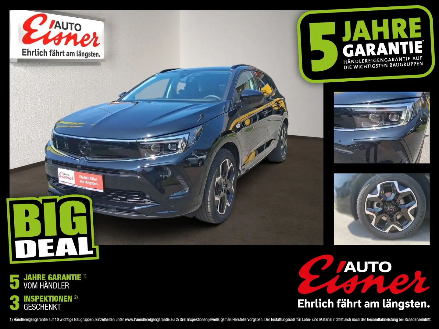 Opel Grandland 1.6 PHEV PluginHybrid Top Angebot! Negro - 1