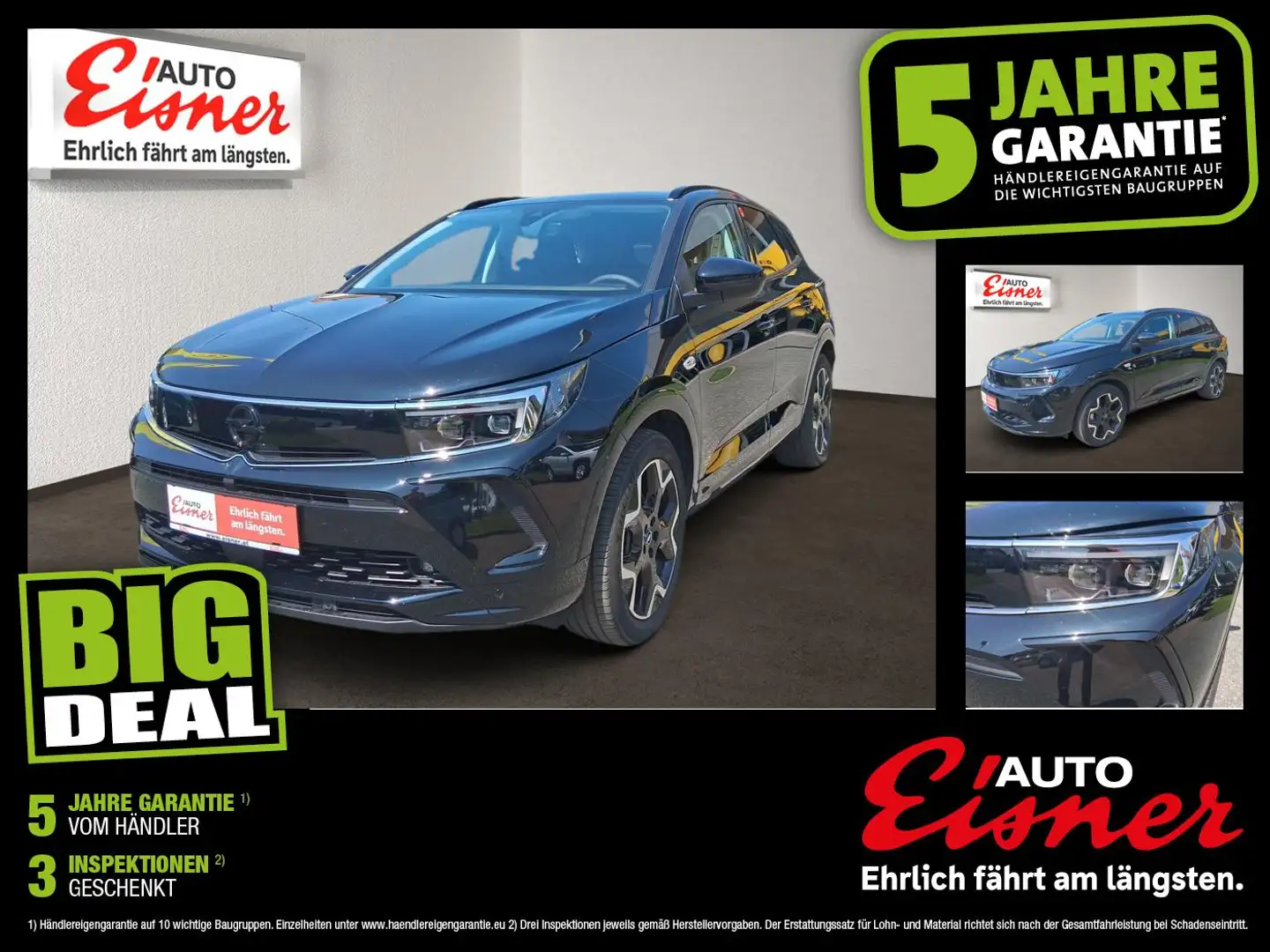 Opel Grandland 1.6 PHEV PluginHybrid Top Angebot! Zwart - 1