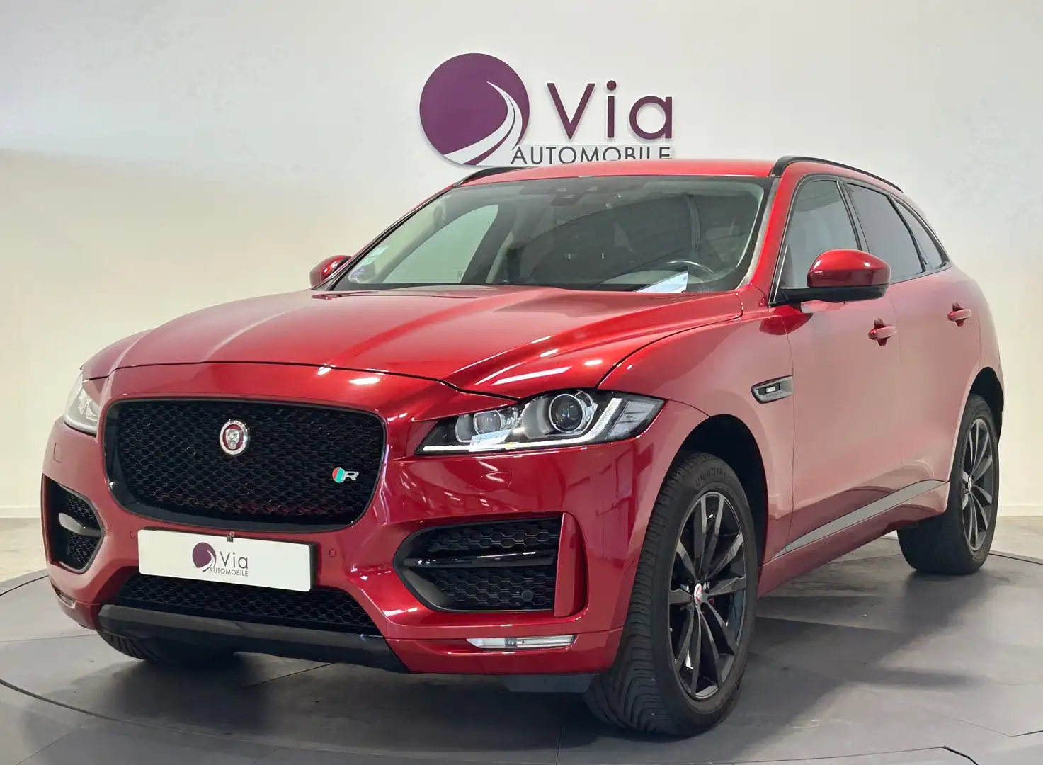 Jaguar F-Pace V6 3.0 - 340 ch Supercharged AWD  BVA8 R-Sport Rouge - 1