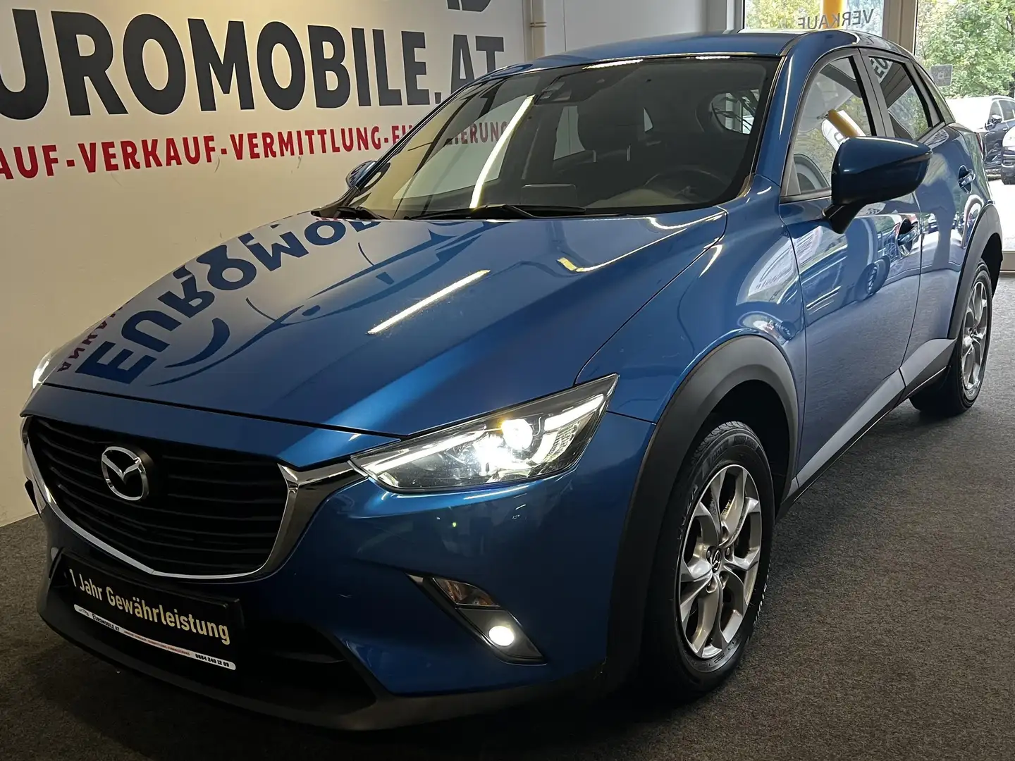 Mazda CX-3 Exclusive-Line AWD *RFK*NAVI*SPURH.Ass* Bleu - 1