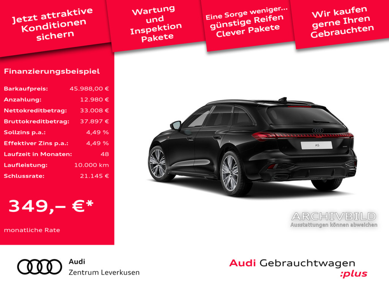 Audi A5 Avant quattro PANO MATRIX ACC KAM 360° NAV — photo 2