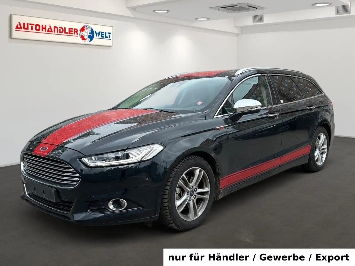 Ford Mondeo Kombi 2.0 TDCi 1.Hand Automatik LED Leder Noir - 1