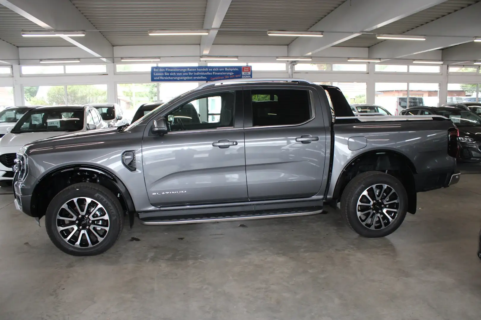 Ford Ranger 3,0 DoKa Automatik Platinum Leder B&O AHK Rollo Gris - 2