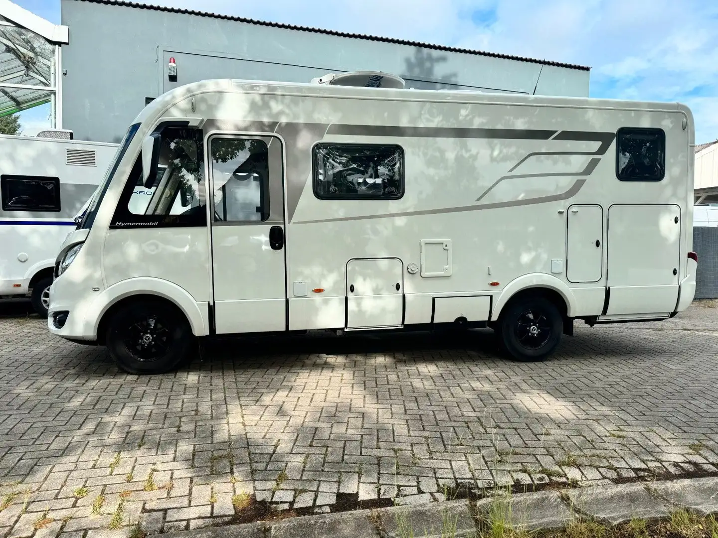 Hymer/Eriba B MC I 580-Mercedes-Autom-beh.Boden-Markise-Hubb Blanc - 2