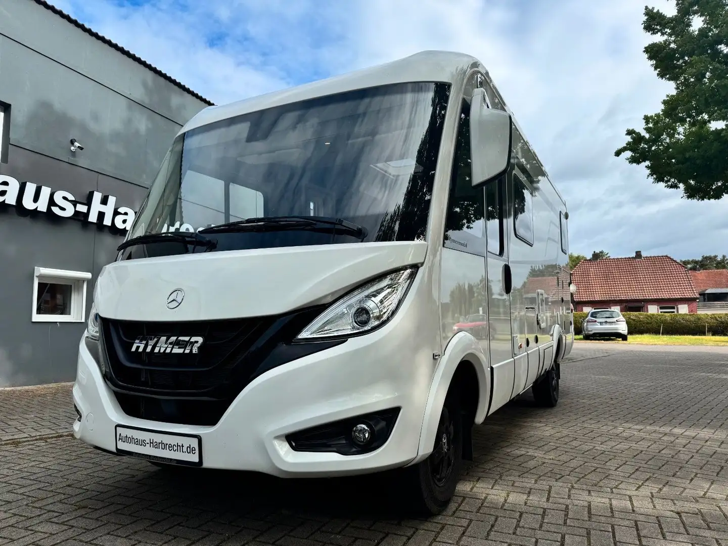 Hymer/Eriba B MC I 580-Mercedes-Autom-beh.Boden-Markise-Hubb Blanc - 1