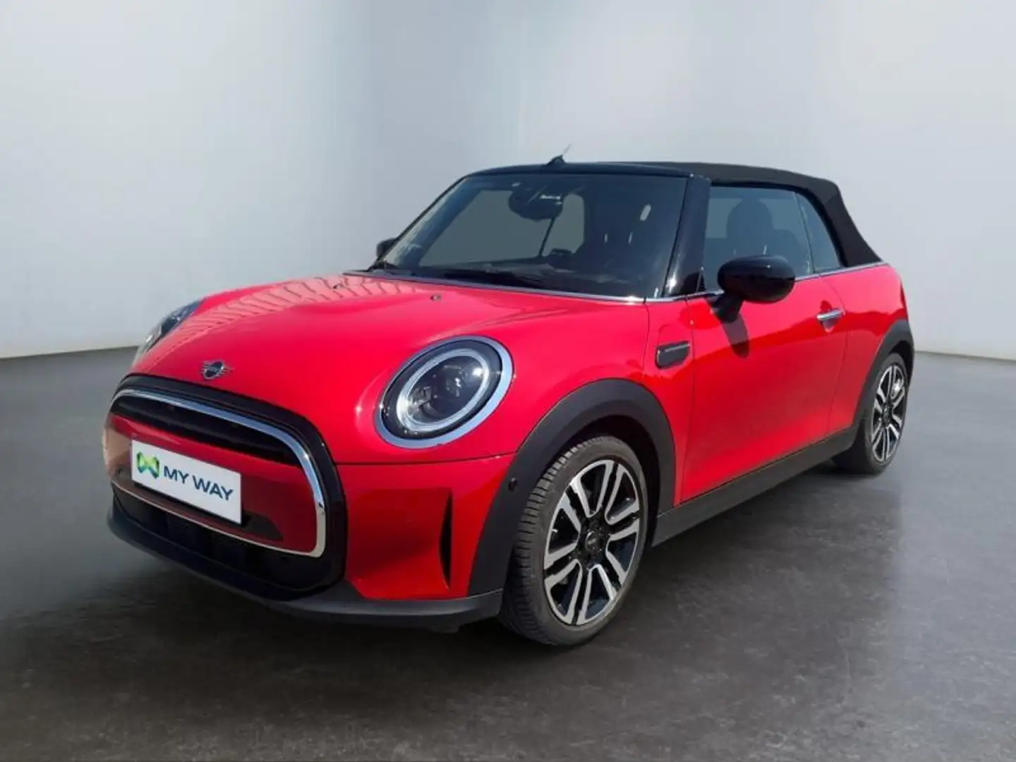 MINI Cooper Cabrio Boite auto*GPS*Caméra*Cuir*Capteurs Av/Ar Rouge - 1