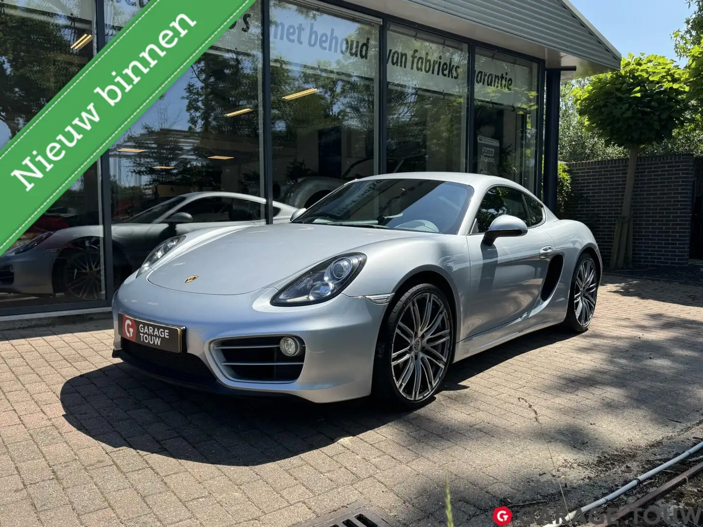 Porsche Cayman 981 2.7 PDK Orig.NL 2e eigenaar Grijs - 1