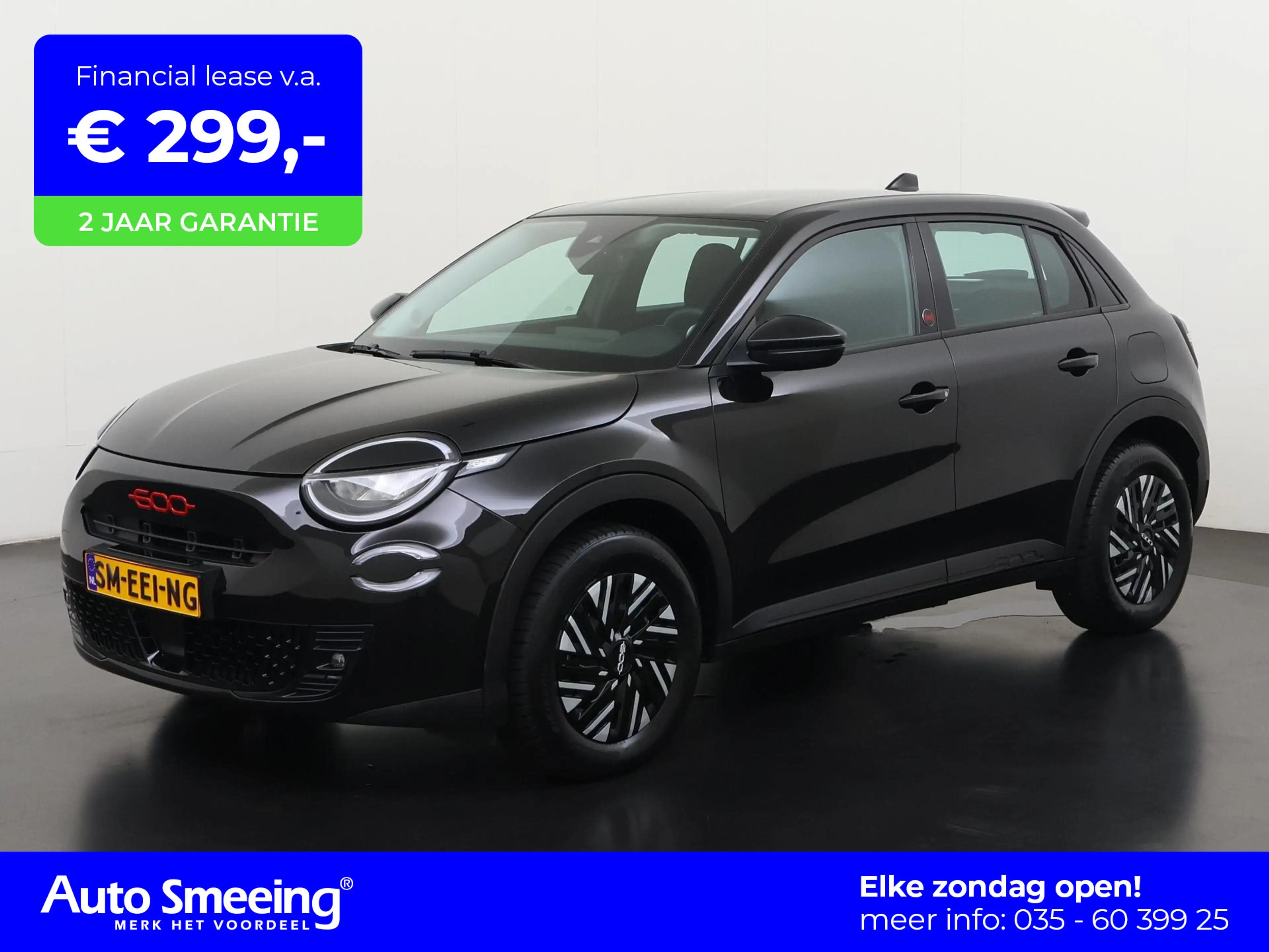 Fiat 600e RED 54 kWh | Apple Carplay | Parkeersensor | LED |