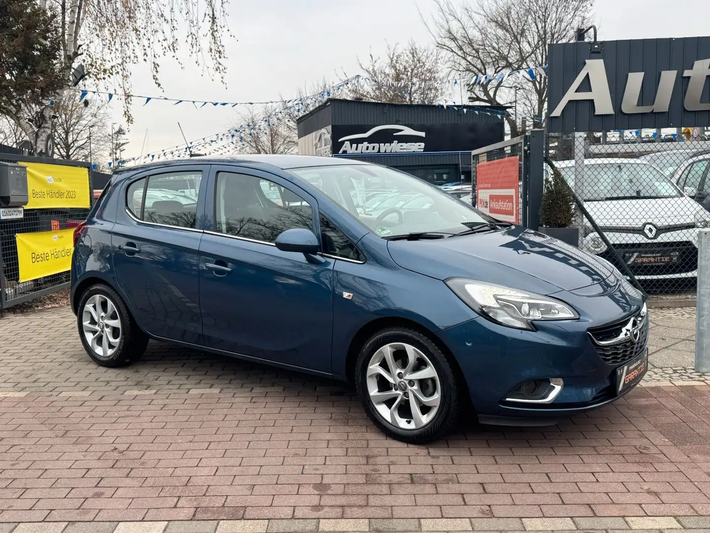 Opel Corsa E 1.4 18TKM*Xen*1.Hd*Klima*Carplay*Temp* Blau - 1