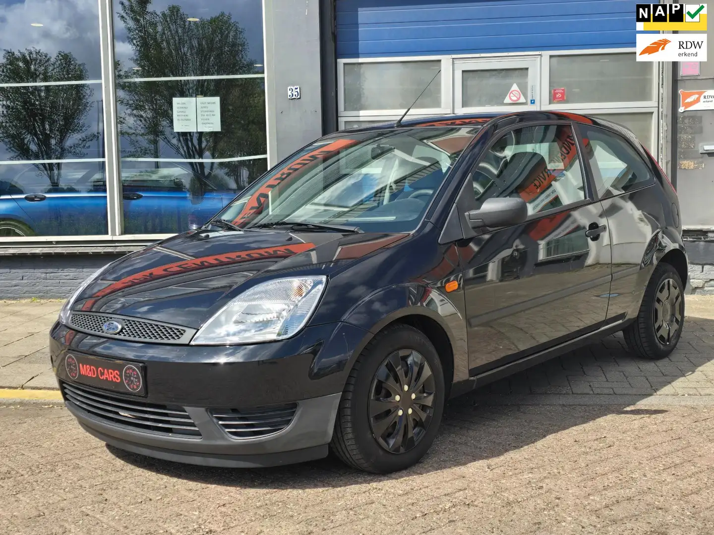 Ford Fiesta 1.4-16V Ambiente AUTOMAAT NAP TREKHAAK NWE APK Schwarz - 1