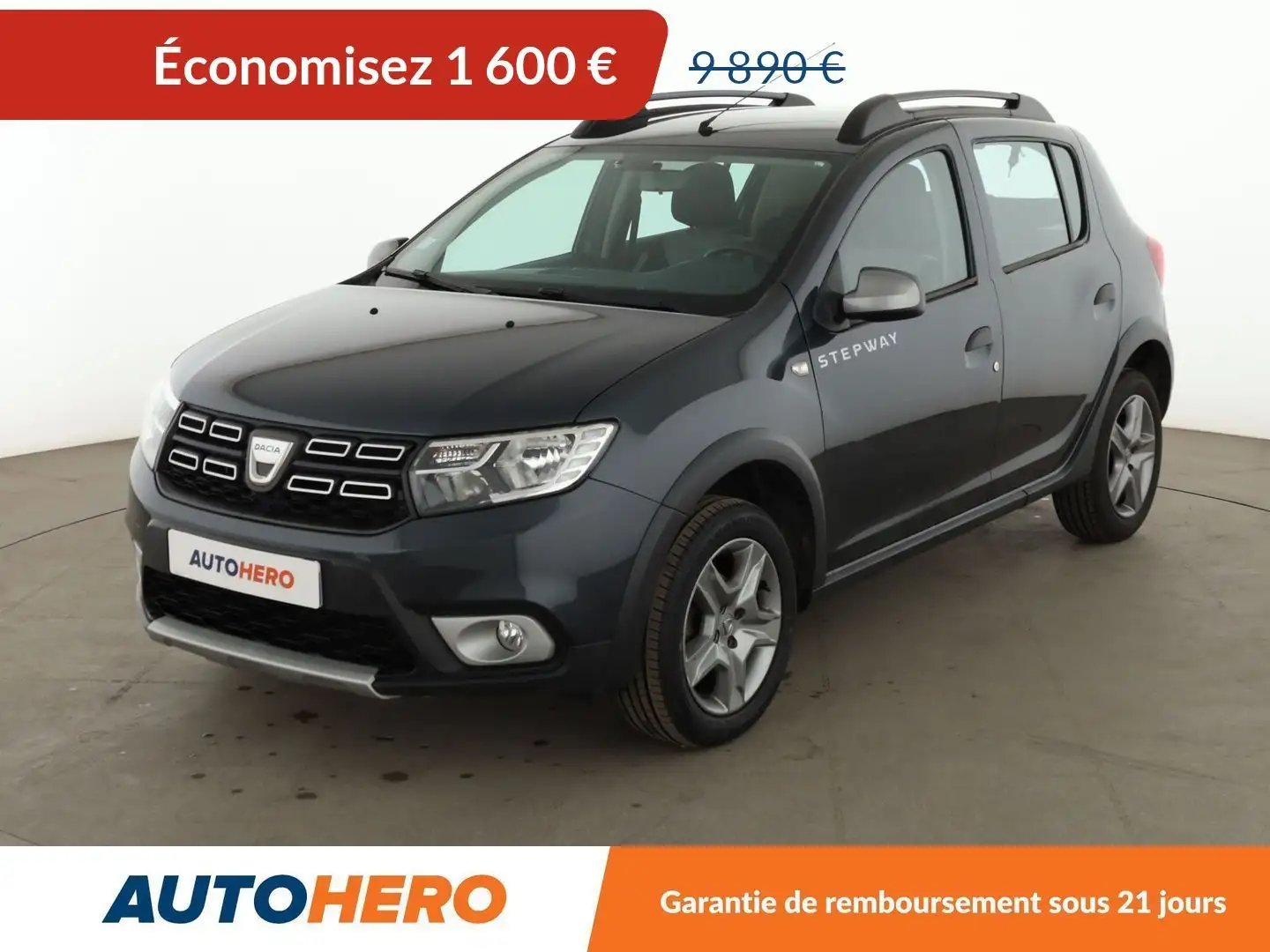 Dacia Sandero Stepway 0.9 TCe Plus Gris - 1