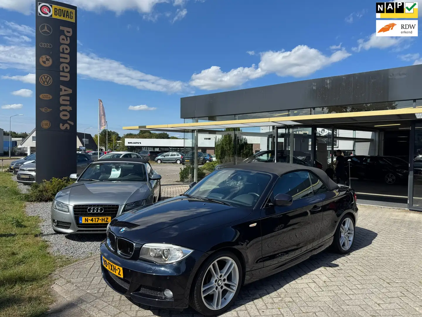 BMW 118 1-serie Cabrio 118i High Executive M-Pakket|CC|Sen Noir - 1