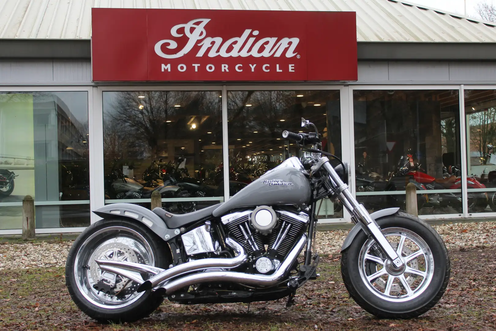 Harley-Davidson Softail Custom Grijs - 1