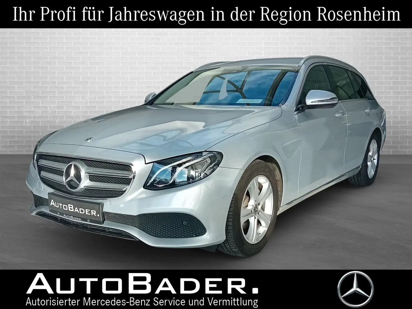 Mercedes-Benz E 220 E 220 d T Avantgarde LED Park-Spur-Spgl-Pkt Navi Plateado - 1