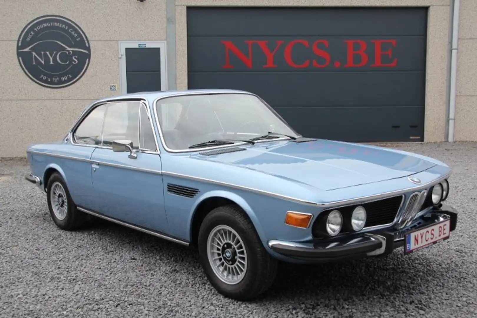 Oldtimer BMW E9 3.0 CSI-Bleu Fjord-Full History Blau - 1
