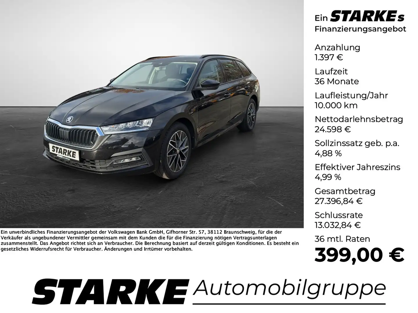 Skoda Octavia Combi iV 1.4 TSI DSG eHybrid Ambition Schwarz - 1