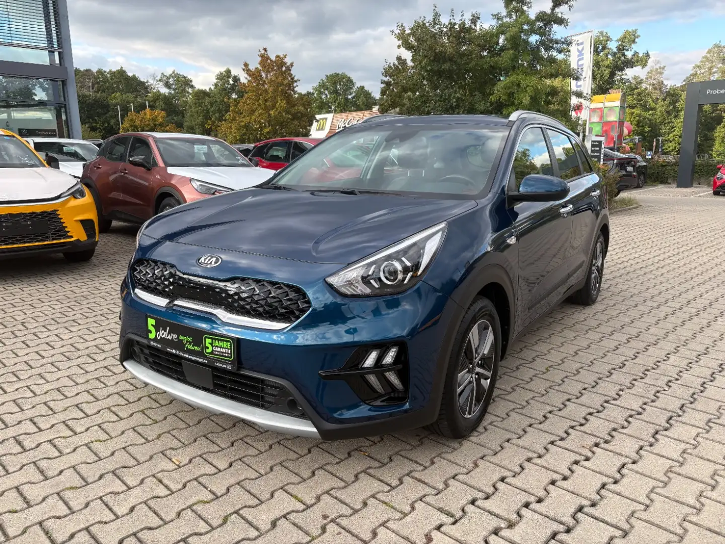 Kia Niro 1.6 Hybrid Vision SHZ, Kamera, 8-fach, AHK Blauw - 2
