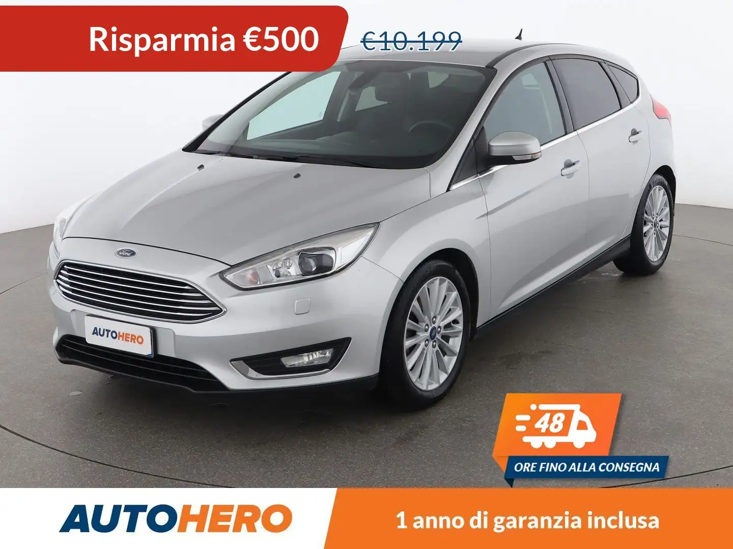 Ford Focus 1.5 EcoBoost Titanium X Silver - 1