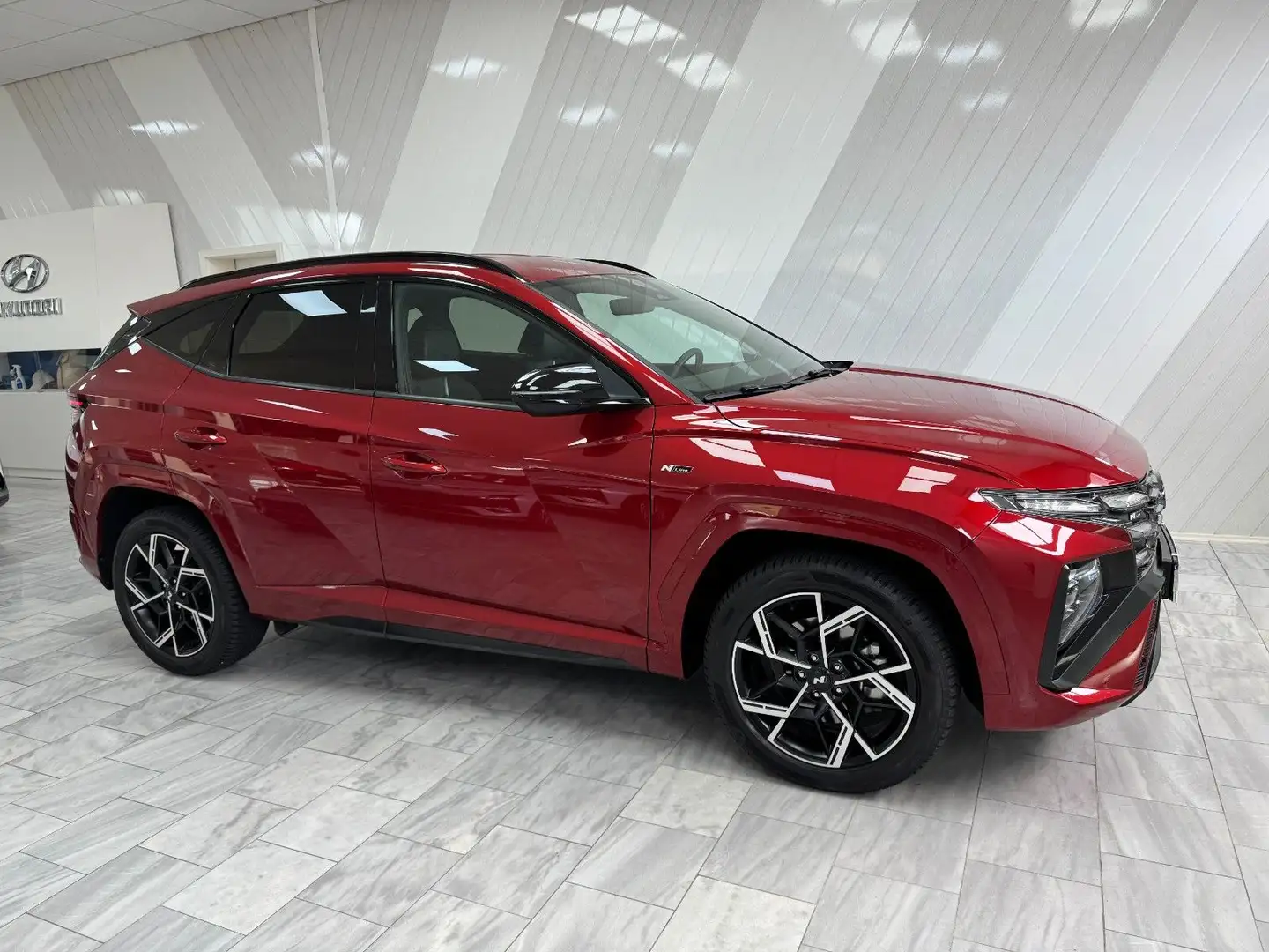 Hyundai TUCSON 1.6 Hybrid N Line DCT Rojo - 1