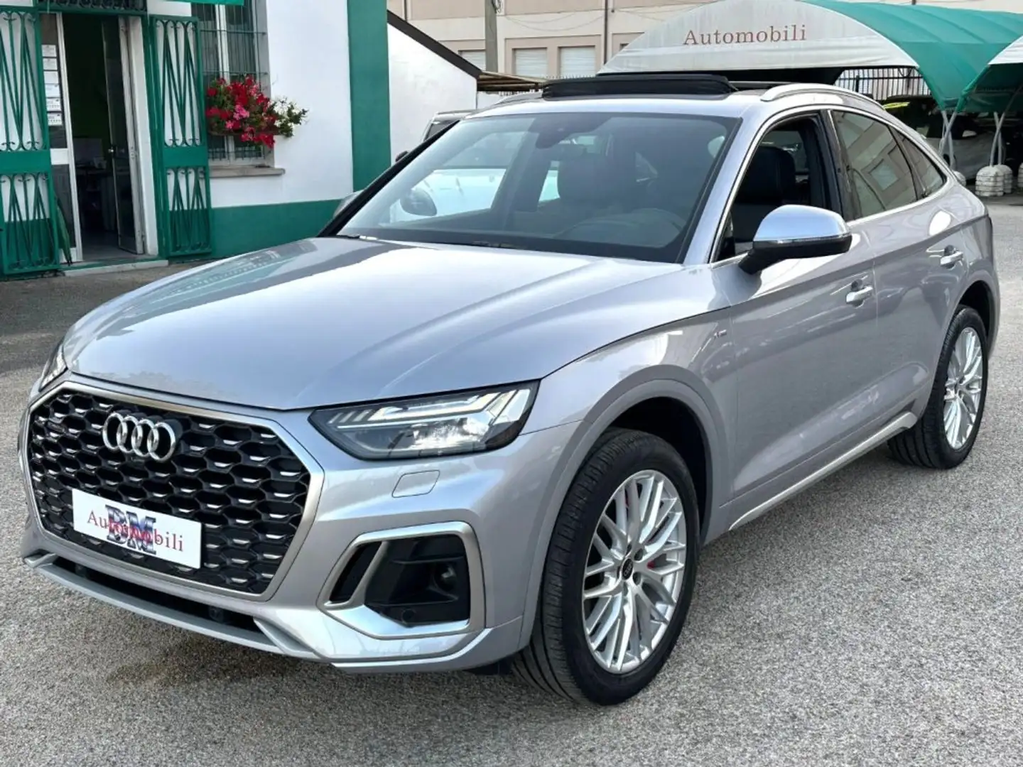 Audi Q5 sportback 40 TDI QUATTRO S RONIC S LINE TETTO C20 Argent - 2