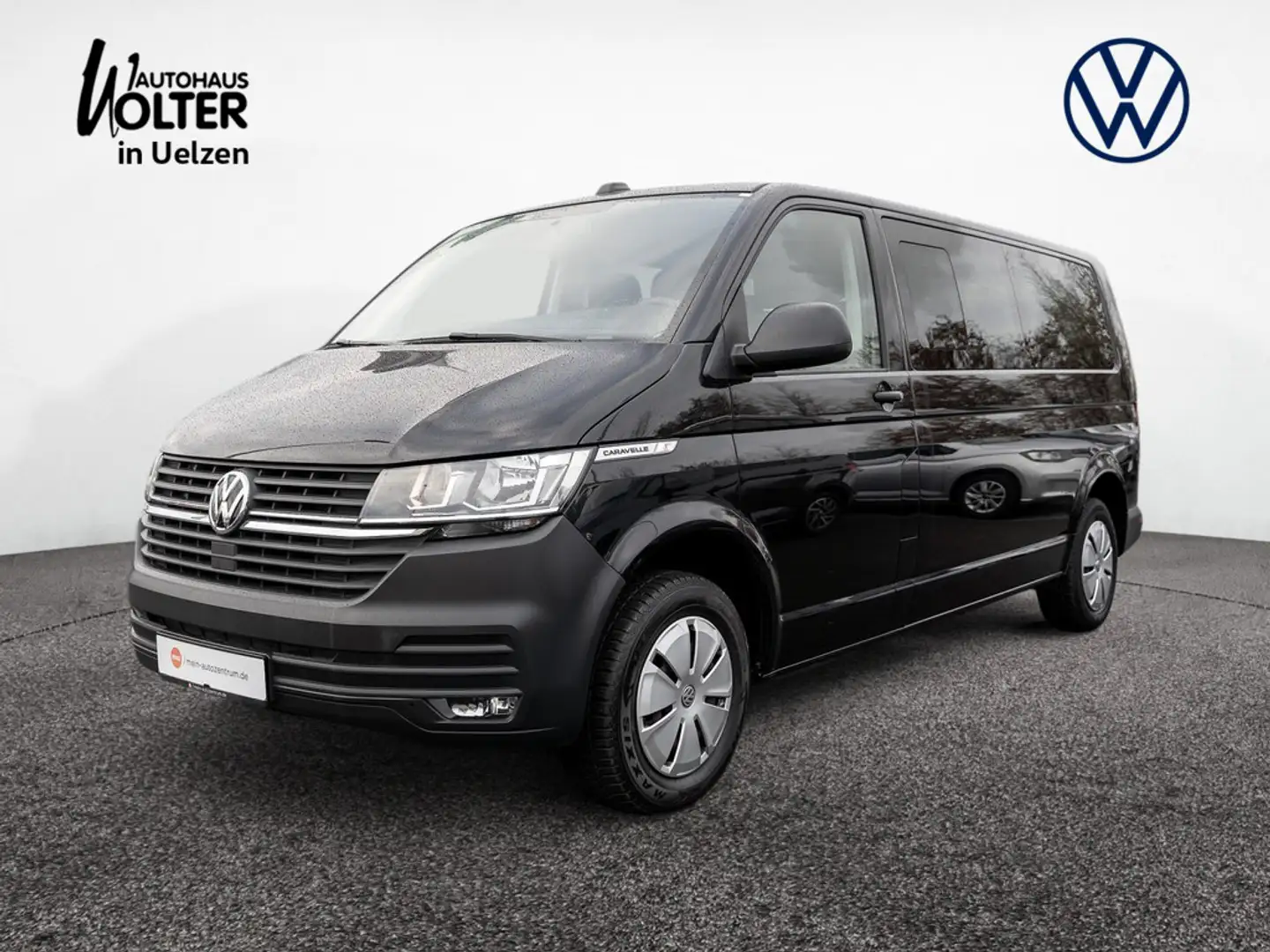Volkswagen T6.1 Caravelle 2.0 TDI lang STHZG AHK KAM 9 S Schwarz - 1