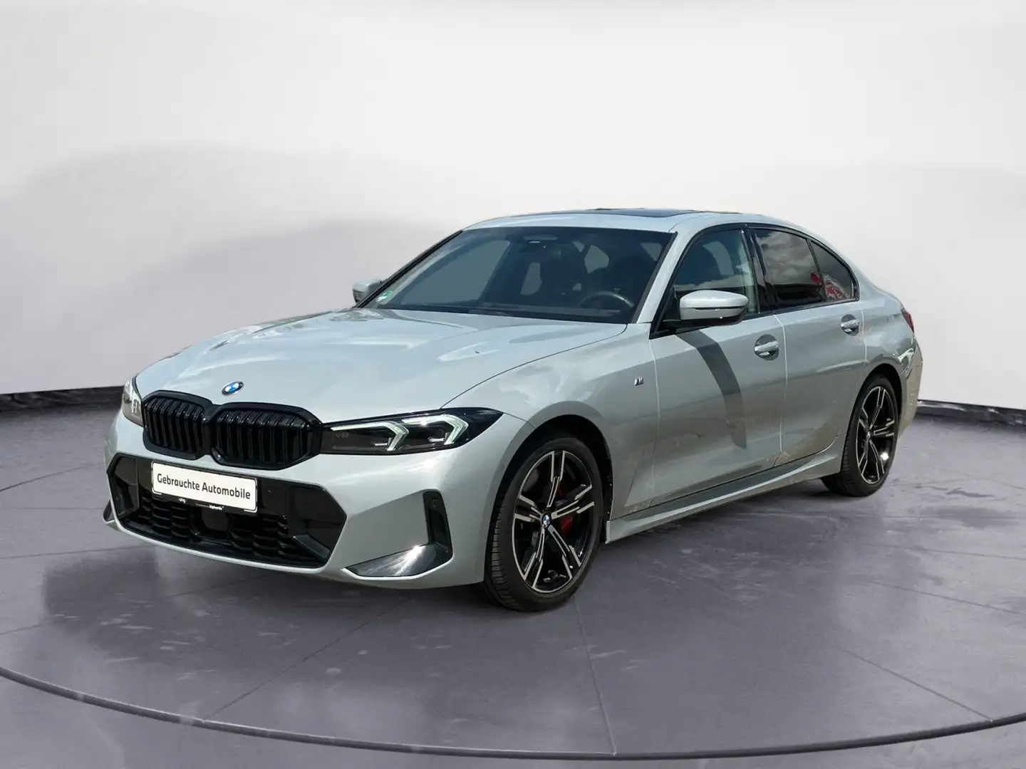 BMW 330 i Automatic Navi Tempom.aktiv Glasdach Blueto Grau - 2