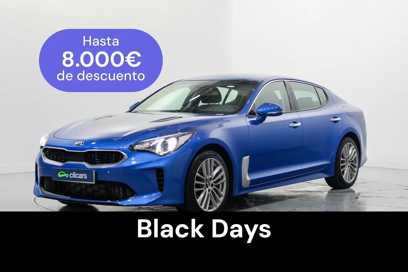 Kia Stinger 2.0 T-GDI Style 4x2 Aut. 245 Blau - 1