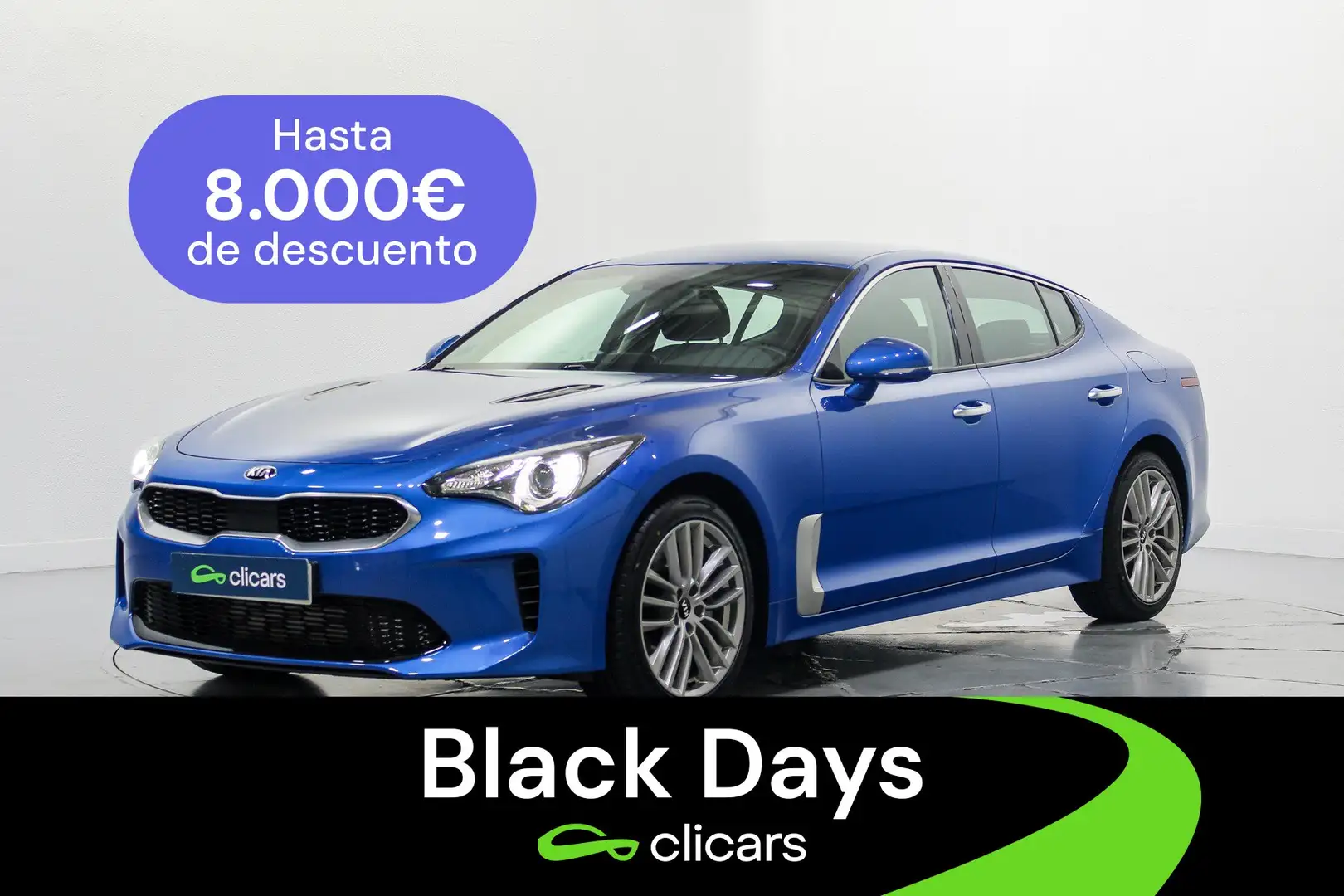 Kia Stinger 2.0 T-GDI Style 4x2 Aut. 245 Bleu - 1