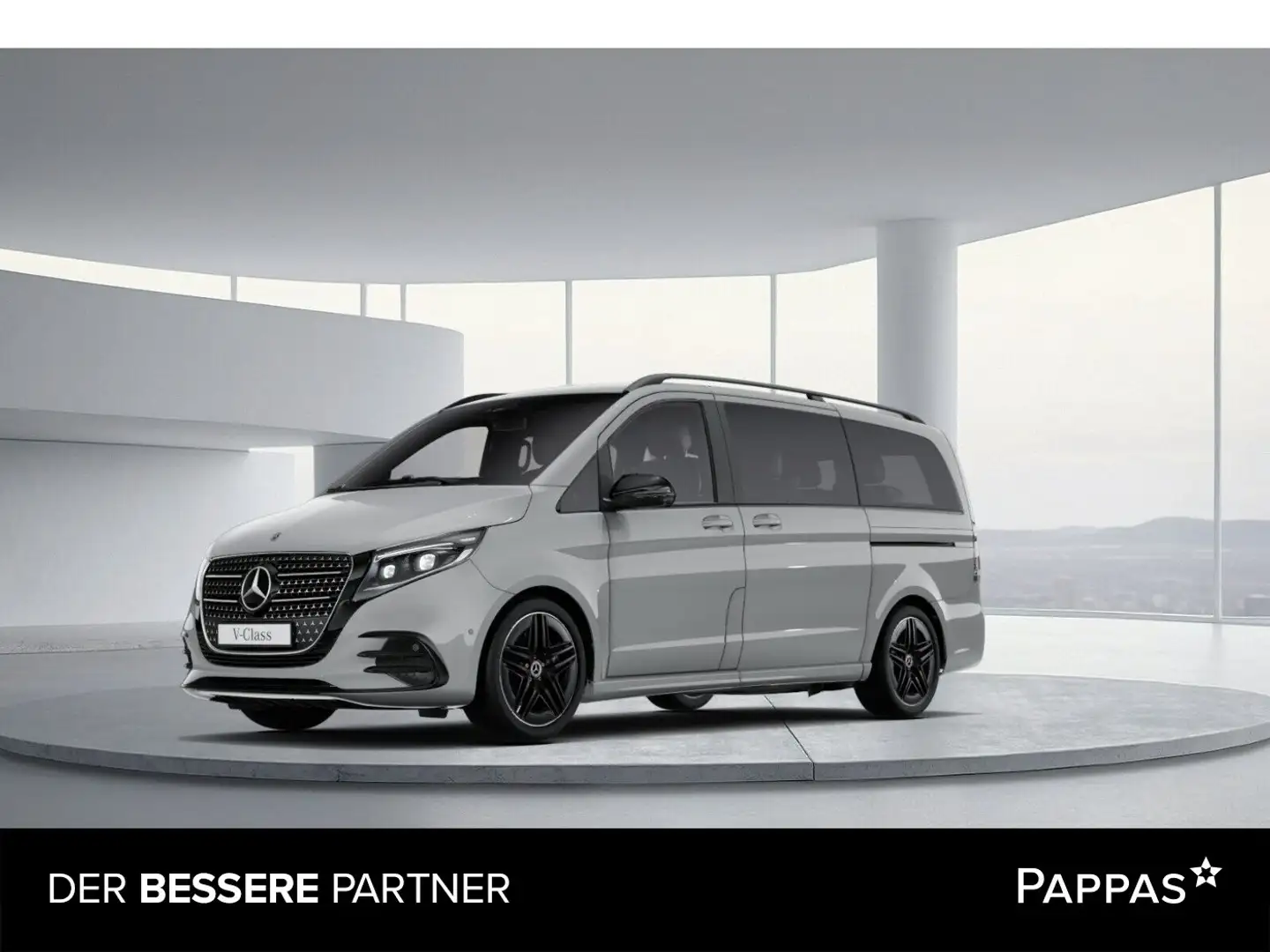 Mercedes-Benz V 300 d 4MATIC AVANTGARDE Lang Airm Pano Distr Grau - 1