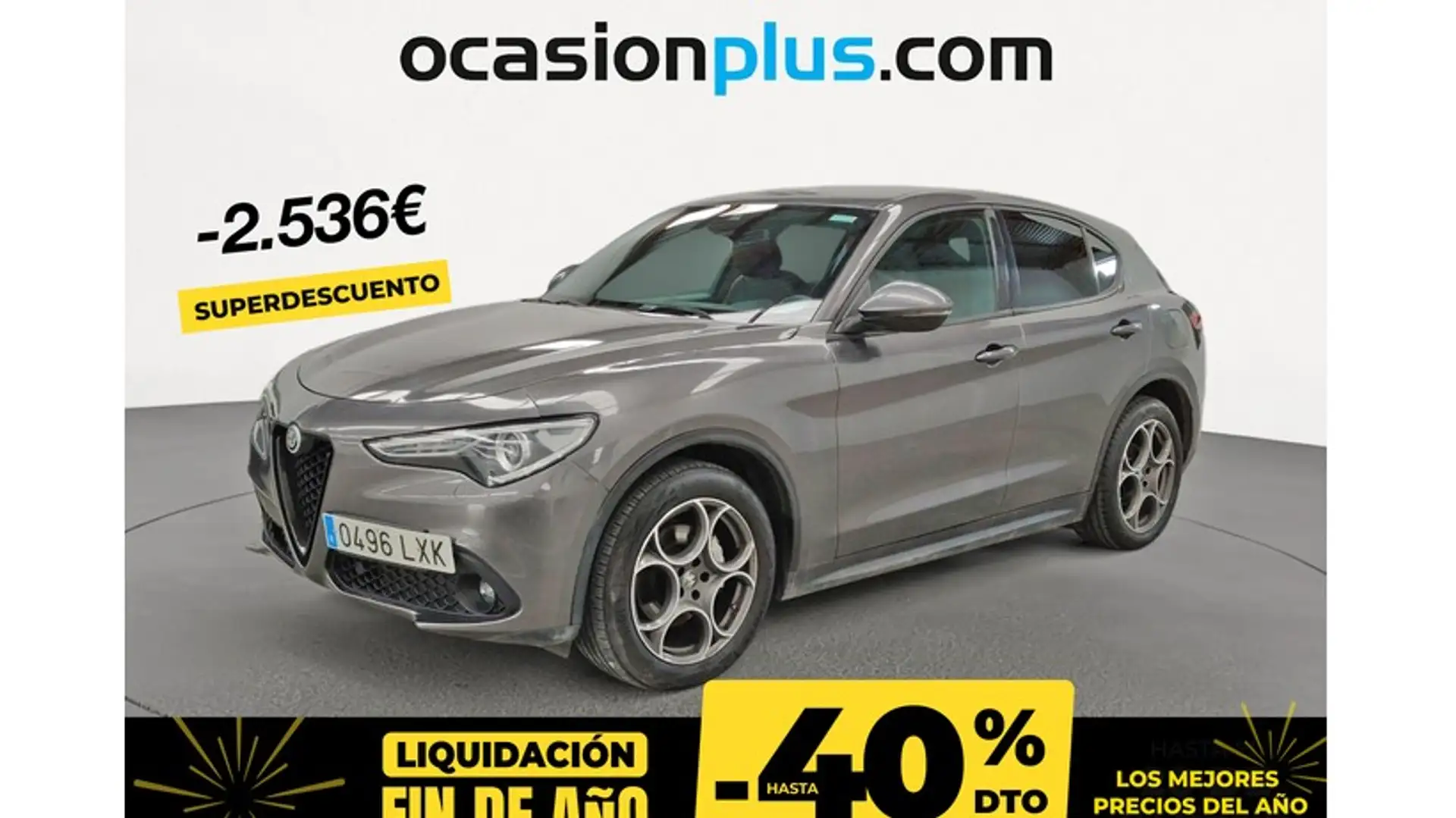Alfa Romeo Stelvio 2.2 Sprint AWD 190 Aut. Gris - 1
