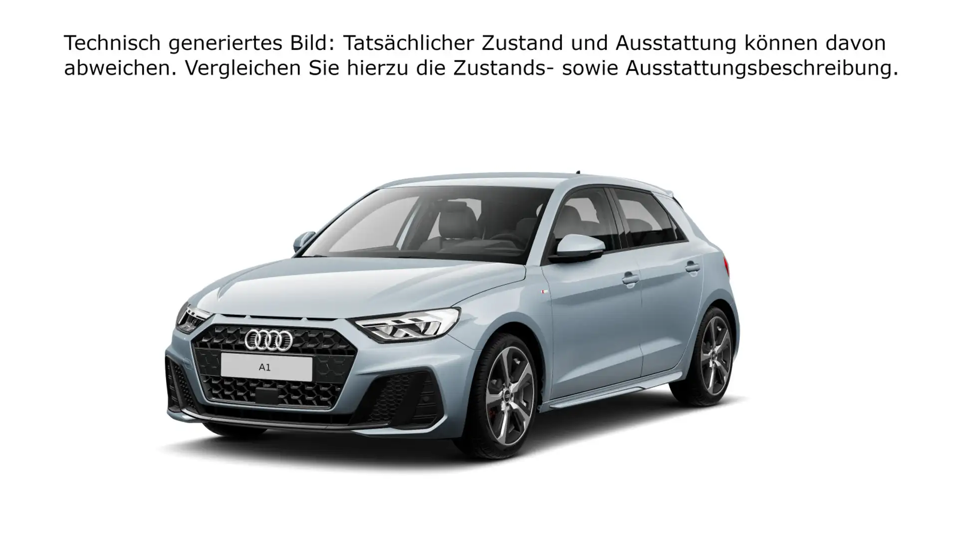 Audi A1 30 TFSI Sportback S tronic S line Grau - 2