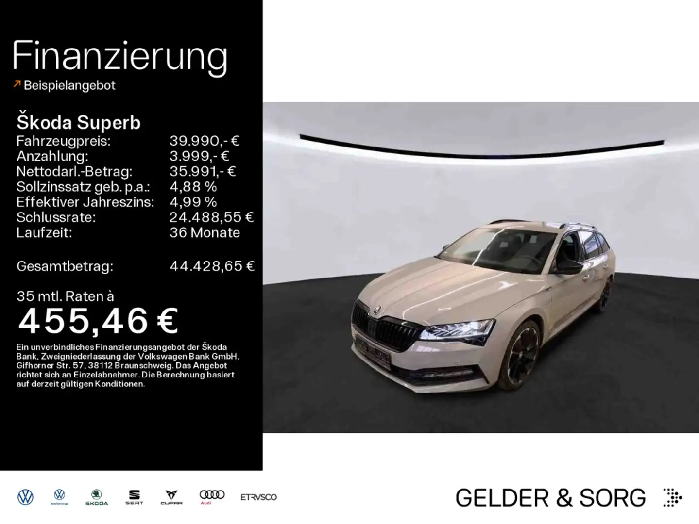 Skoda Superb Combi Sportline 2.0 TDI 4x4*Stand*AHK*19Z Grau - 1