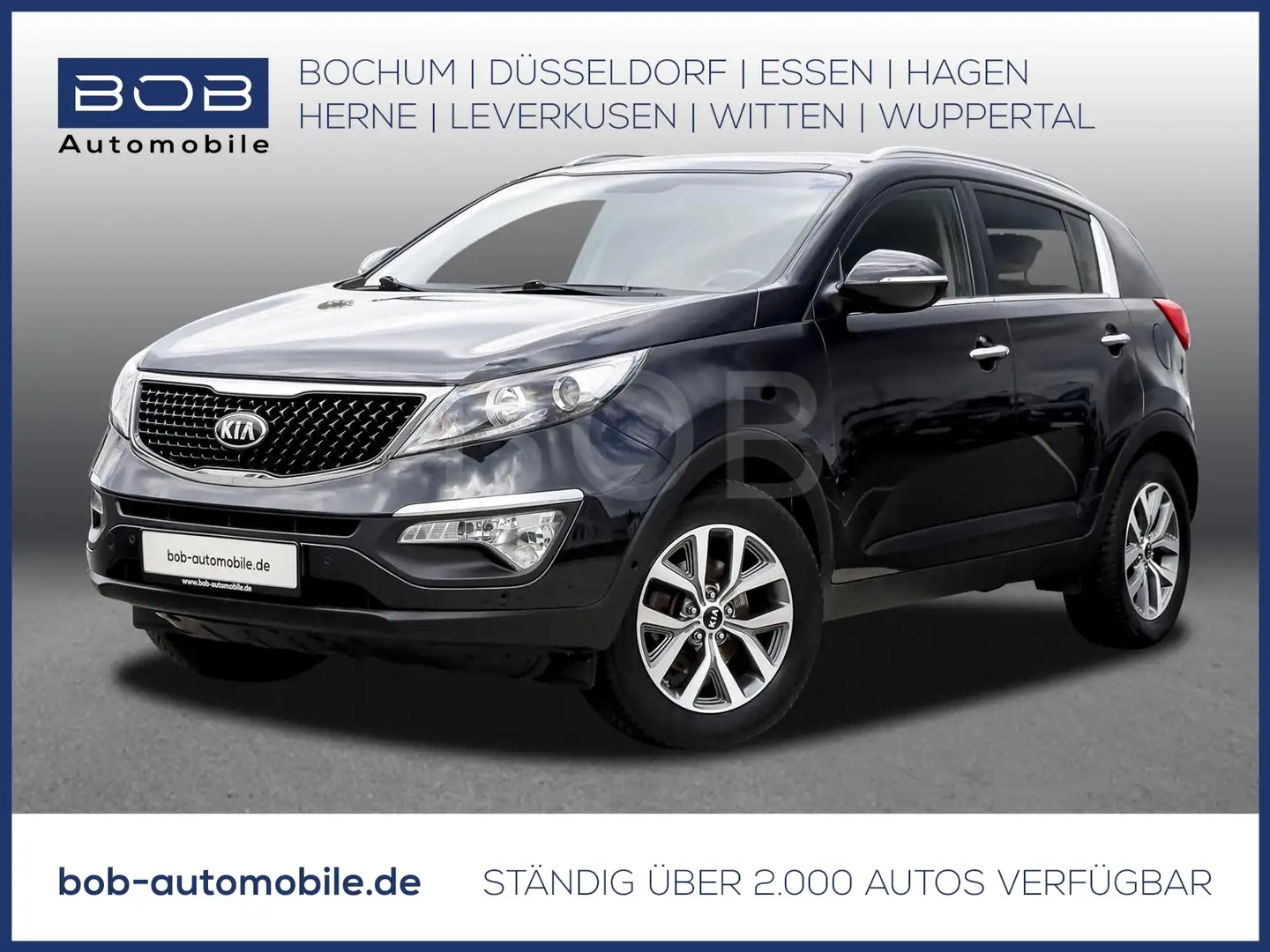 Kia Sportage 1.6 GDI Dream Team  NAVI SHZ PANO KLIMA Noir - 1