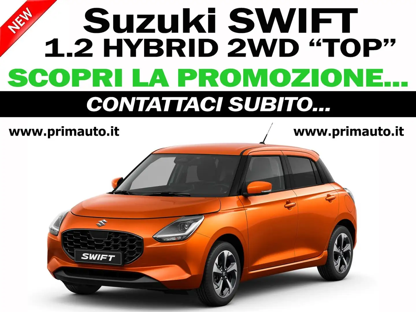 Suzuki Swift 1.2 Hybrid 2WD "Top" - OFFERTA ! (#0625) Oranje - 1