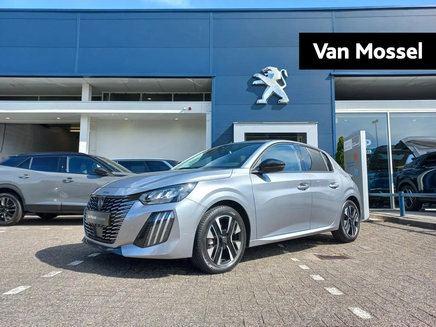 Peugeot 208 Hybrid 100 e-DCS6 Allure Gris - 1