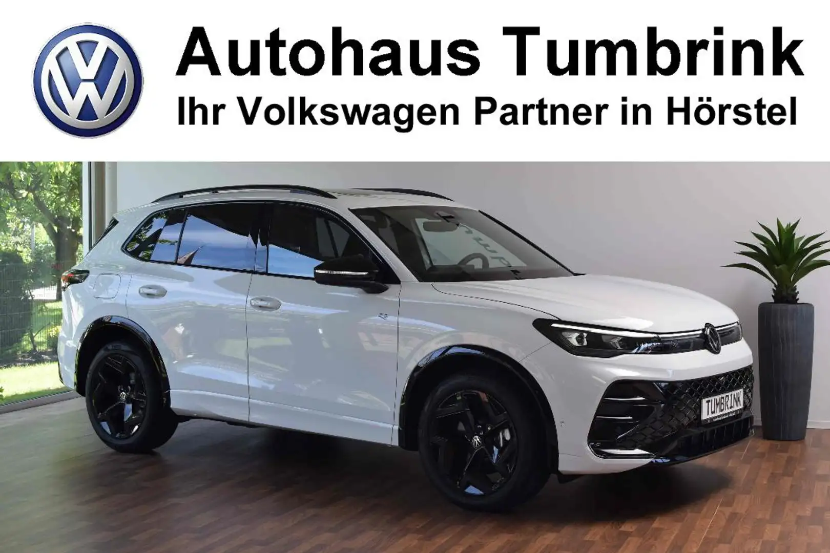 Volkswagen Tiguan R-Line TDI DSG Weiß - 1