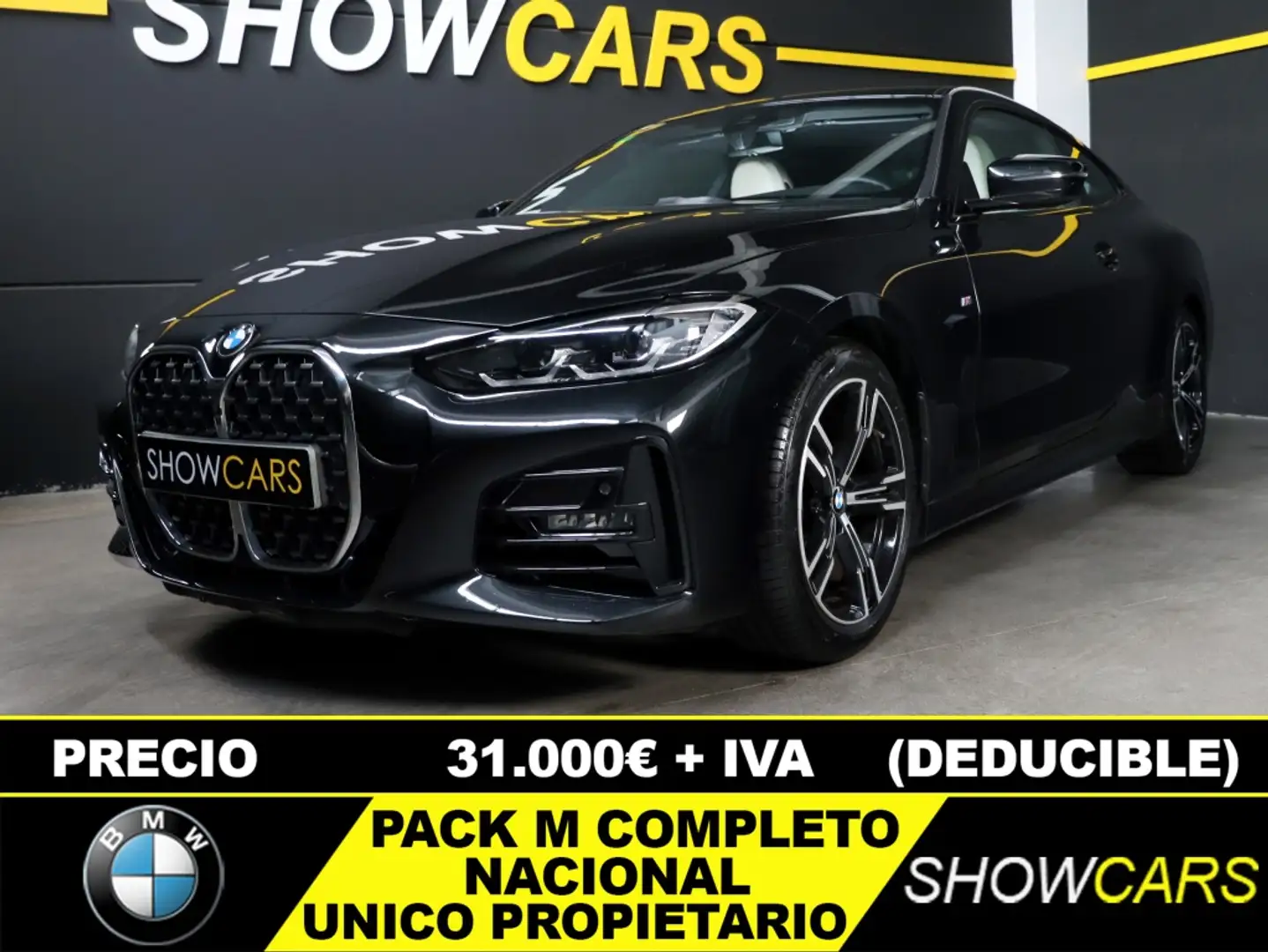 BMW 420 420iA Coupé M Sport Negro - 1