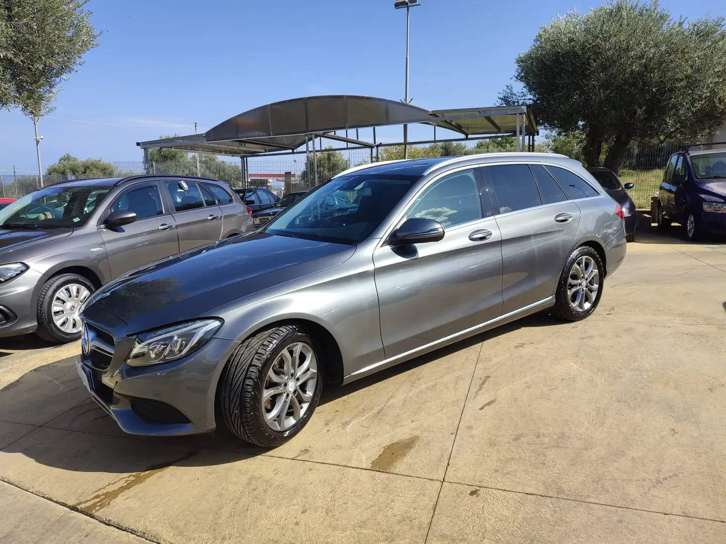 Mercedes-Benz C 200 C SW 200 d (bt) Sport auto Grigio - 1