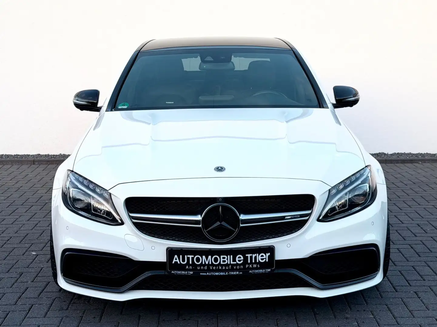 Mercedes-Benz C 63 AMG 4.0 V8 / NIGHT PAKET / 360°CAM/BURMES/ Wit - 2