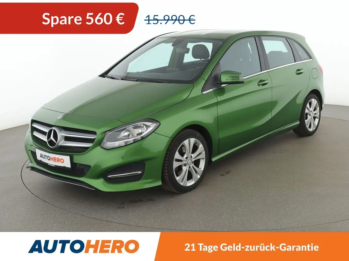 Mercedes-Benz B 180 Urban Aut.*NAVI*TEMPO*PDC*SHZ* Grün - 1