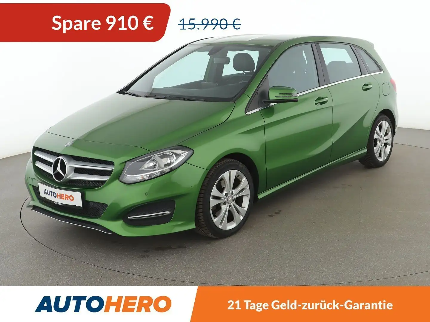 Mercedes-Benz B 180 Urban Aut.*NAVI*TEMPO*PDC*SHZ* Groen - 1