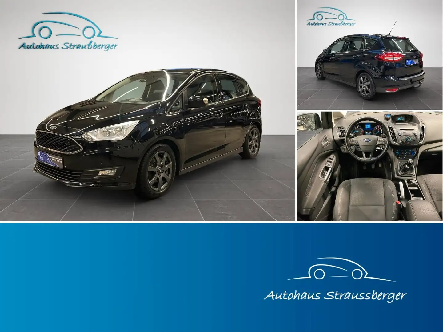 Ford C-Max C-MAX Trend AHK PDC SHZ KLima Temp. Bluet. Schwarz - 1