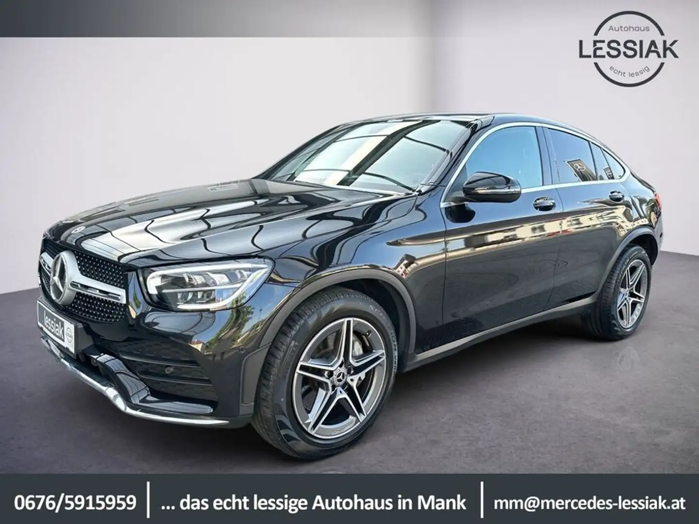 Mercedes-Benz GLC 200 d 4M | AMG | AHV | Distronic usw. Negro - 1