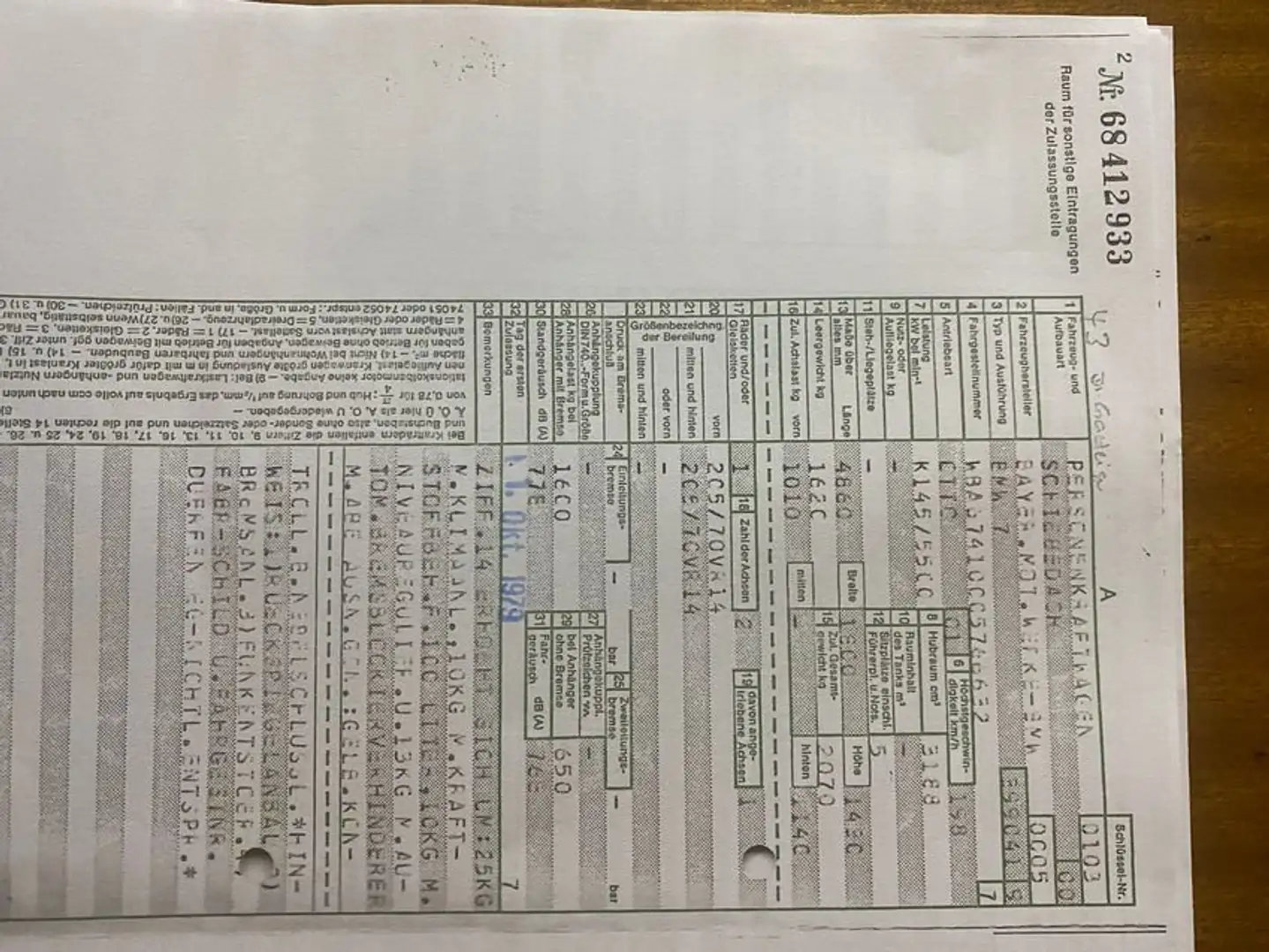 Oldtimer BMW 733i  erste Serie Vollausstattung Argent - 1